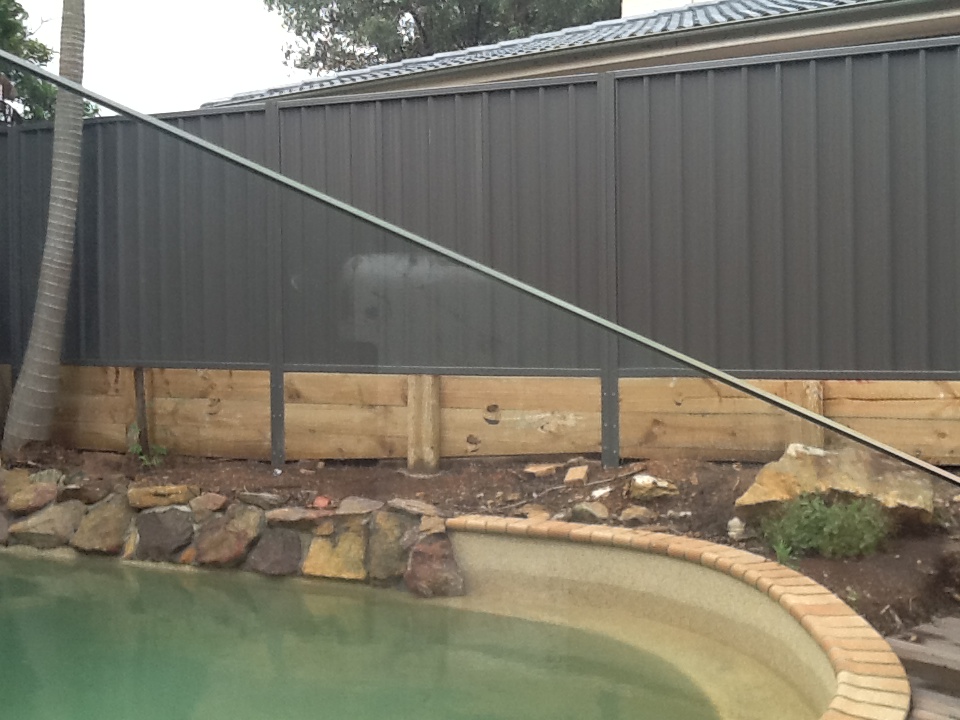 Pool fence installed at a Sydney property